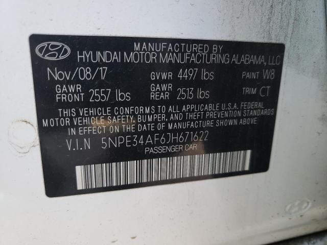 Photo 11 VIN: 5NPE34AF6JH671622 - HYUNDAI SONATA SPO 