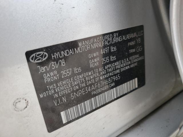 Photo 11 VIN: 5NPE34AF6JH687965 - HYUNDAI SONATA 