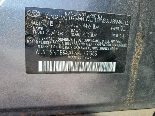 Photo 11 VIN: 5NPE34AF6KH731383 - HYUNDAI SONATA 