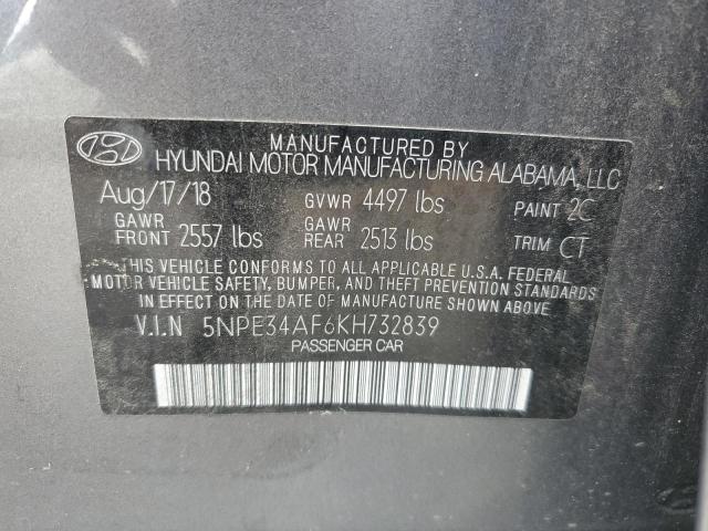 Photo 11 VIN: 5NPE34AF6KH732839 - HYUNDAI SONATA LIM 