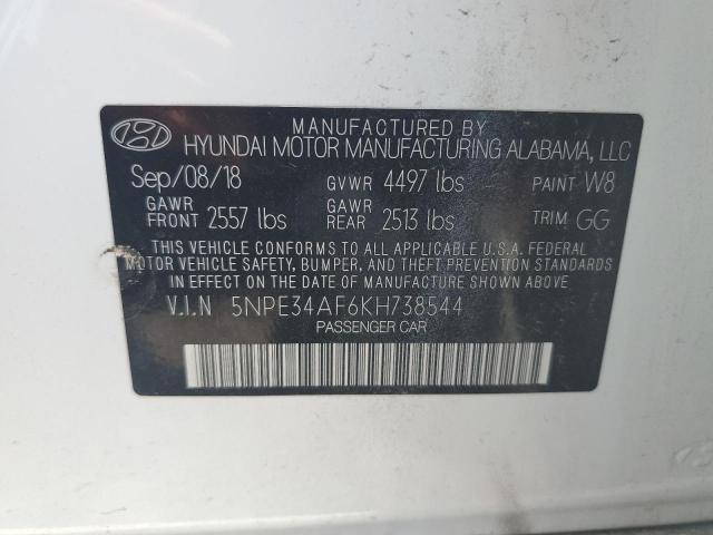 Photo 11 VIN: 5NPE34AF6KH738544 - HYUNDAI SONATA 