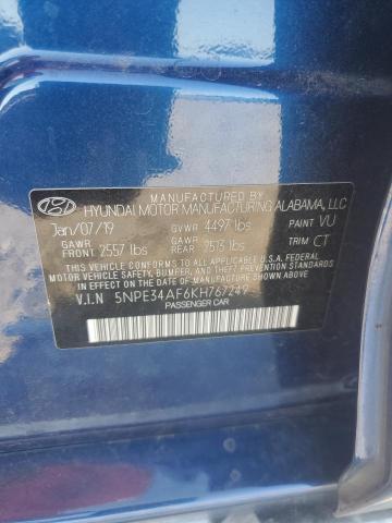 Photo 11 VIN: 5NPE34AF6KH767249 - HYUNDAI SONATA LIM 