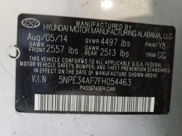 Photo 12 VIN: 5NPE34AF7FH054463 - HYUNDAI SONATA 