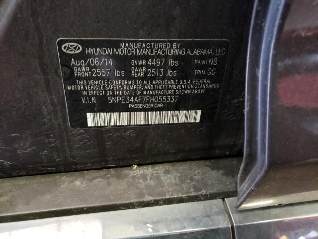 Photo 11 VIN: 5NPE34AF7FH055337 - HYUNDAI SONATA SPO 