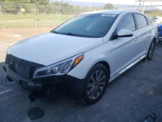 Photo 1 VIN: 5NPE34AF7FH057928 - HYUNDAI SONATA SPO 