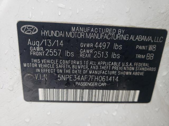 Photo 12 VIN: 5NPE34AF7FH061414 - HYUNDAI SONATA SPO 