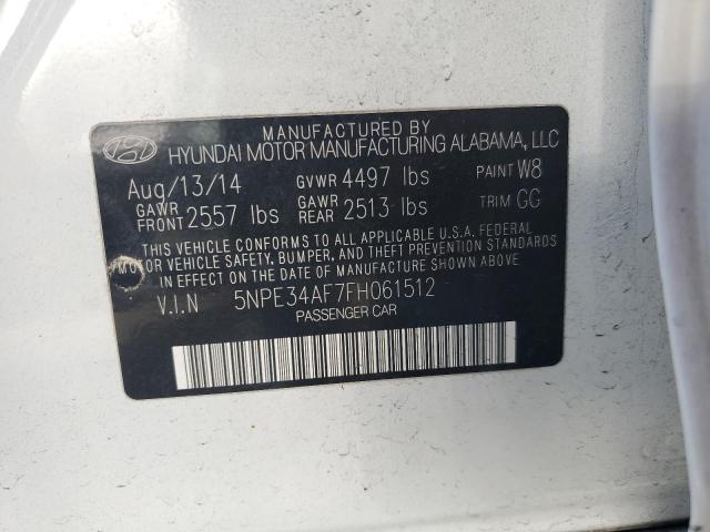 Photo 11 VIN: 5NPE34AF7FH061512 - HYUNDAI SONATA 