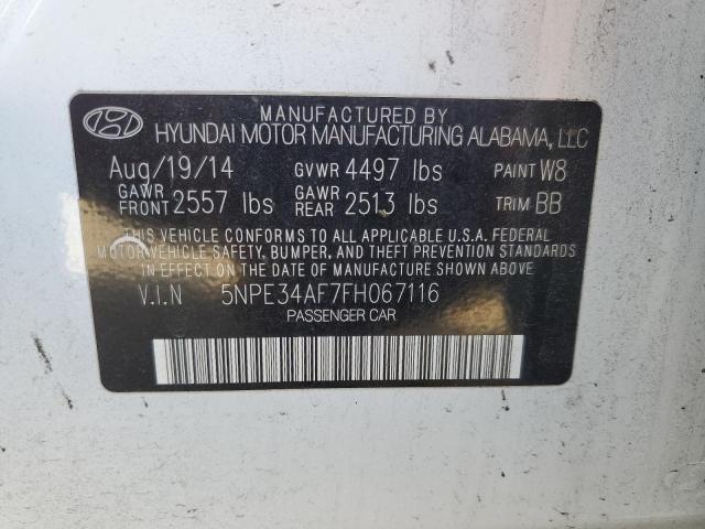 Photo 11 VIN: 5NPE34AF7FH067116 - HYUNDAI SONATA 