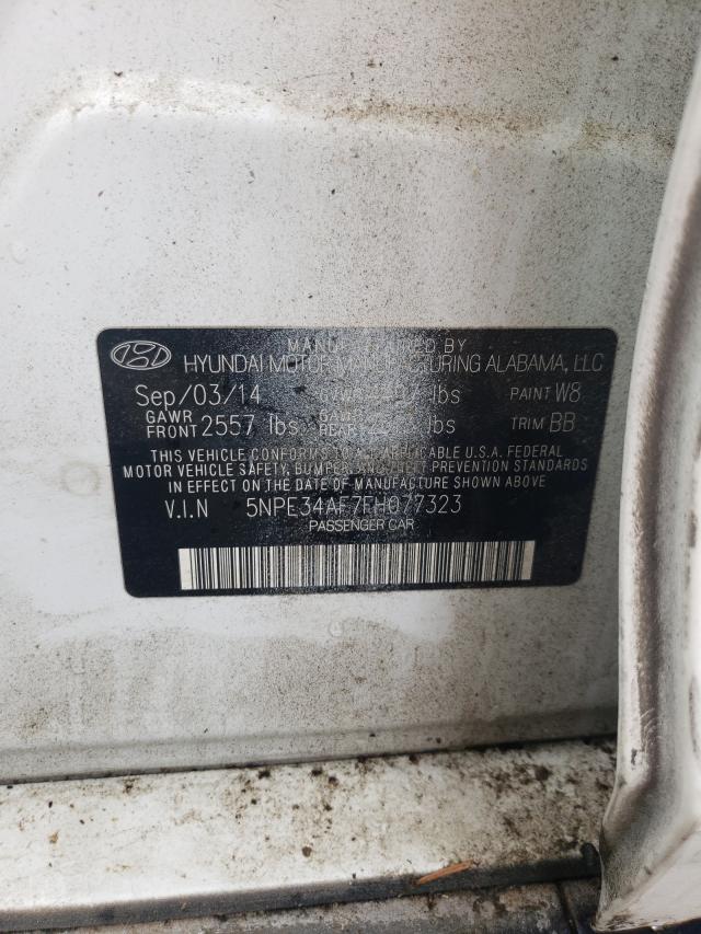 Photo 9 VIN: 5NPE34AF7FH077323 - HYUNDAI SONATA SPO 