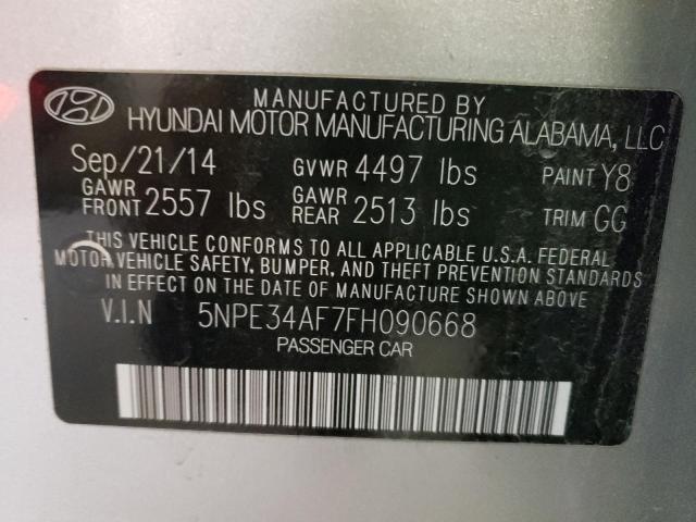 Photo 9 VIN: 5NPE34AF7FH090668 - HYUNDAI SONATA SPO 