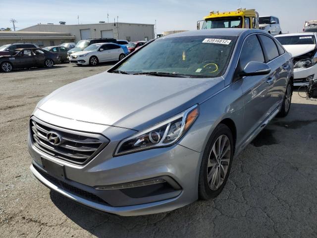 Photo 1 VIN: 5NPE34AF7FH094624 - HYUNDAI SONATA SPO 