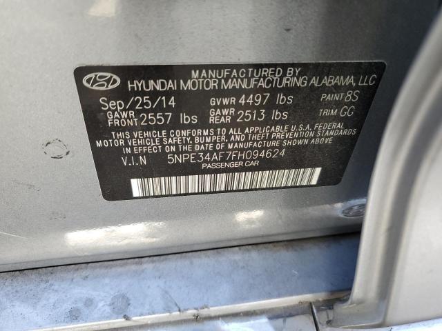 Photo 9 VIN: 5NPE34AF7FH094624 - HYUNDAI SONATA SPO 