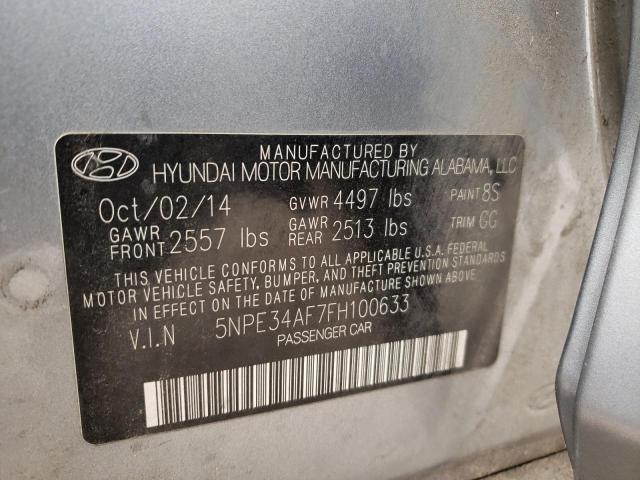 Photo 9 VIN: 5NPE34AF7FH100633 - HYUNDAI SONATA SPO 