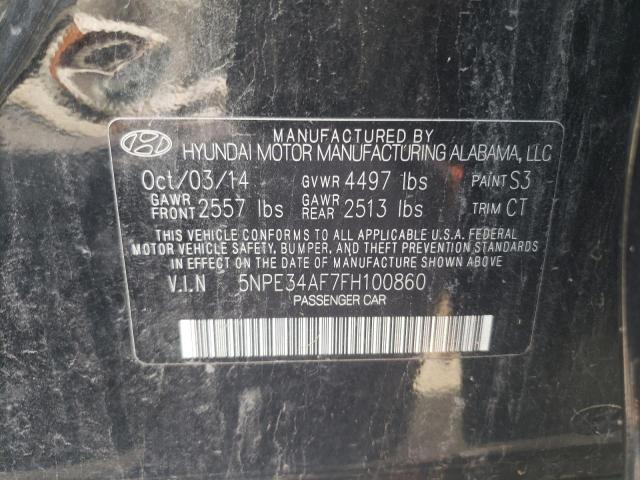 Photo 11 VIN: 5NPE34AF7FH100860 - HYUNDAI SONATA SPO 