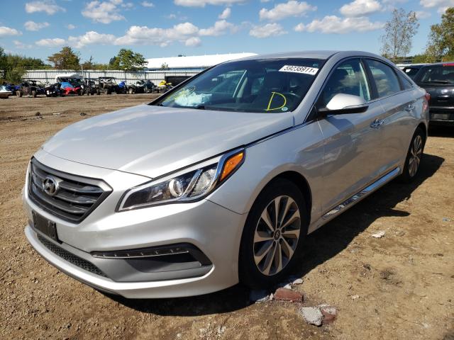 Photo 1 VIN: 5NPE34AF7FH105766 - HYUNDAI SONATA 