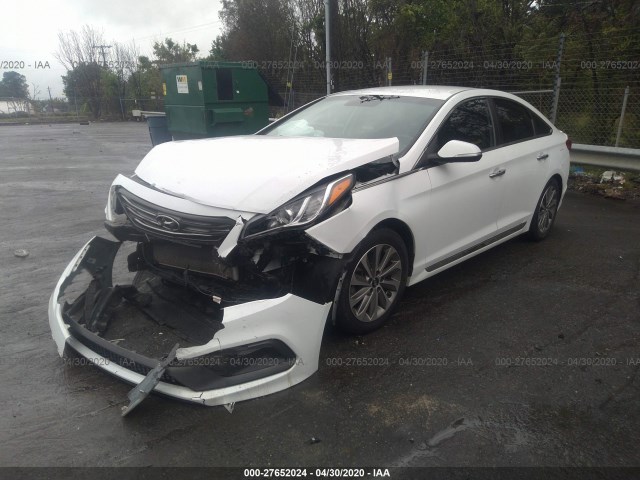 Photo 1 VIN: 5NPE34AF7FH107226 - HYUNDAI SONATA 