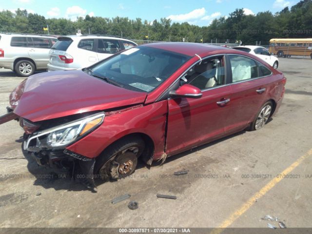 Photo 1 VIN: 5NPE34AF7FH109834 - HYUNDAI SONATA 