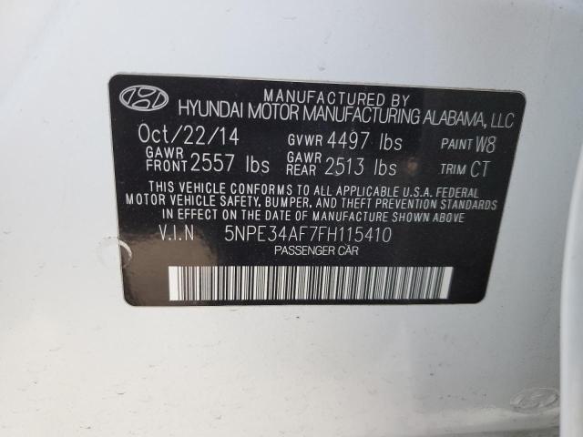 Photo 11 VIN: 5NPE34AF7FH115410 - HYUNDAI SONATA SPO 