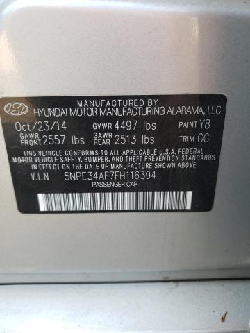 Photo 12 VIN: 5NPE34AF7FH116394 - HYUNDAI SONATA SPO 