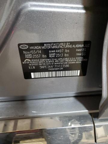 Photo 11 VIN: 5NPE34AF7FH123586 - HYUNDAI SONATA 