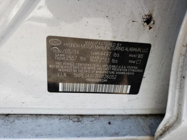 Photo 11 VIN: 5NPE34AF7FH126052 - HYUNDAI SONATA 