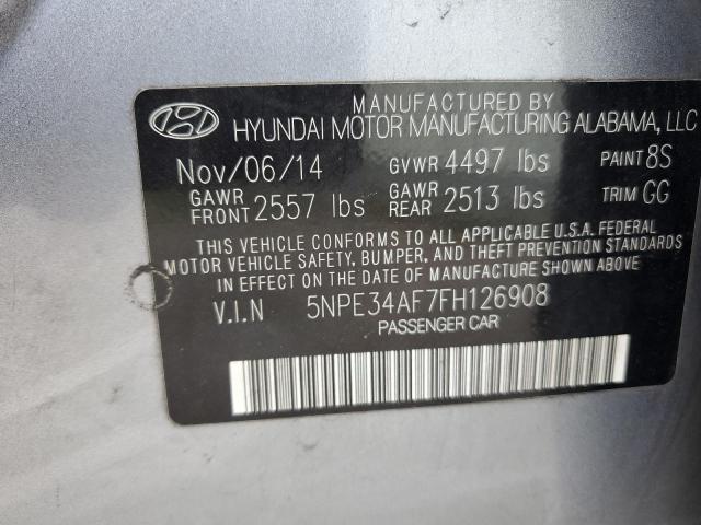 Photo 11 VIN: 5NPE34AF7FH126908 - HYUNDAI SONATA SPO 