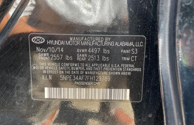 Photo 9 VIN: 5NPE34AF7FH129789 - HYUNDAI SONATA SPO 