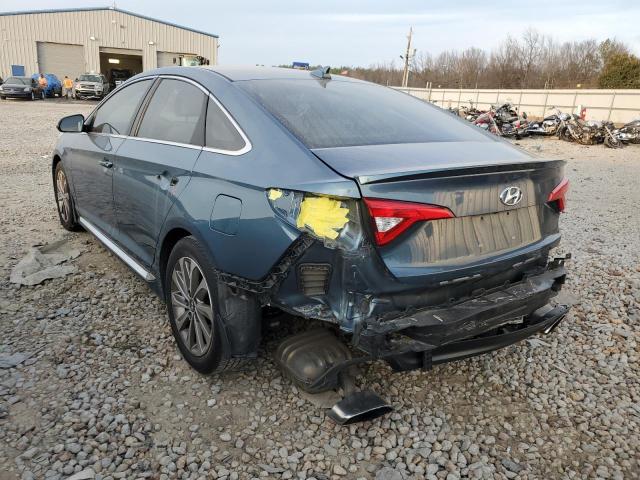 Photo 1 VIN: 5NPE34AF7FH133695 - HYUNDAI SONATA SPO 