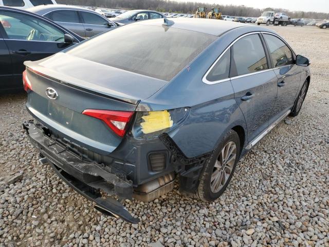 Photo 2 VIN: 5NPE34AF7FH133695 - HYUNDAI SONATA SPO 