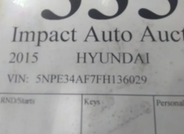 Photo 8 VIN: 5NPE34AF7FH136029 - HYUNDAI SONATA 