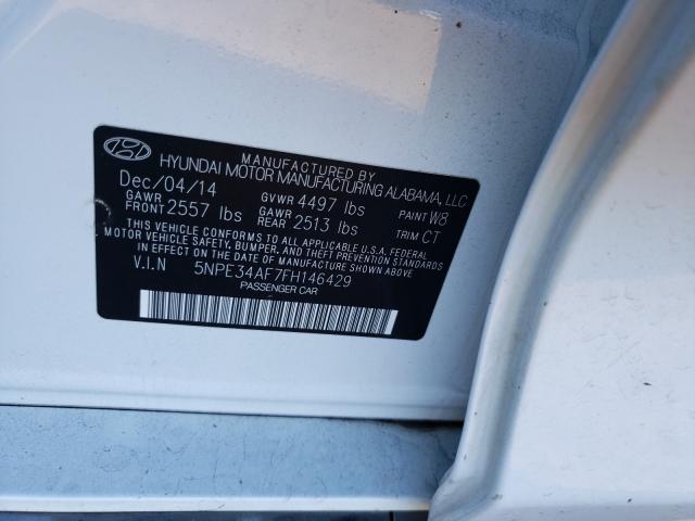 Photo 9 VIN: 5NPE34AF7FH146429 - HYUNDAI SONATA 