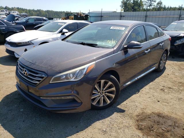 Photo 8 VIN: 5NPE34AF7FH146849 - HYUNDAI SONATA SPO 