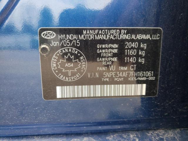 Photo 11 VIN: 5NPE34AF7FH161061 - HYUNDAI SONATA SPO 