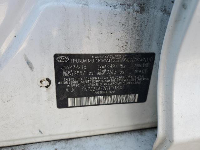 Photo 11 VIN: 5NPE34AF7FH171878 - HYUNDAI SONATA 