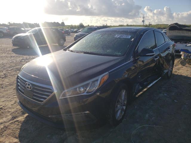 Photo 1 VIN: 5NPE34AF7FH180449 - HYUNDAI SONATA SPO 