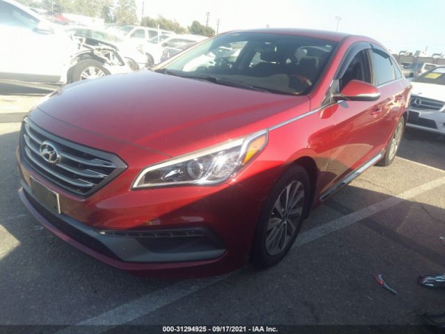 Photo 1 VIN: 5NPE34AF7FH181598 - HYUNDAI SONATA 