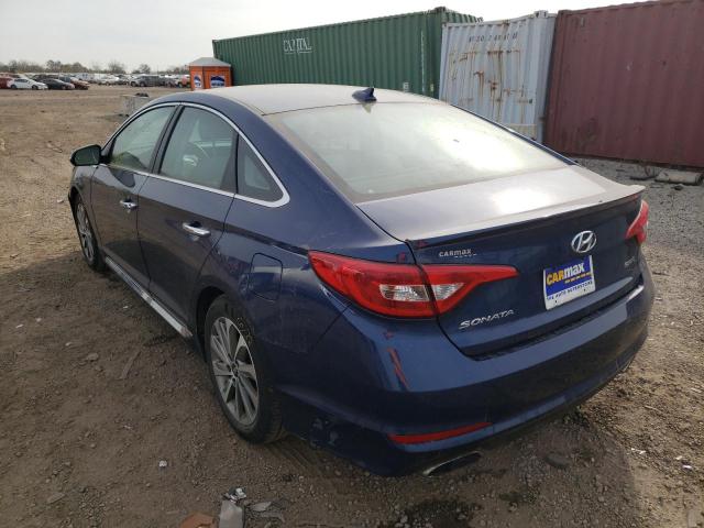 Photo 2 VIN: 5NPE34AF7FH189121 - HYUNDAI SONATA SPO 