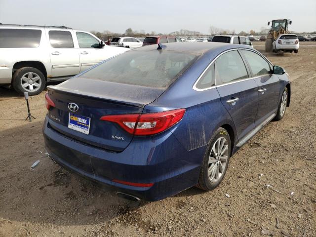 Photo 3 VIN: 5NPE34AF7FH189121 - HYUNDAI SONATA SPO 