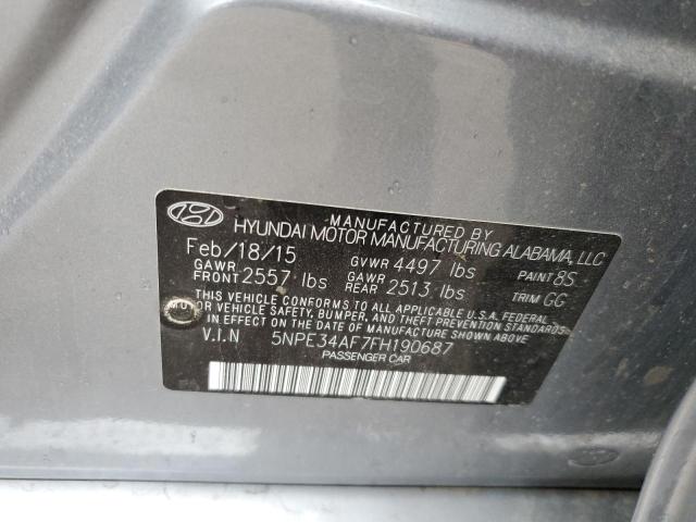 Photo 9 VIN: 5NPE34AF7FH190687 - HYUNDAI SONATA SPO 