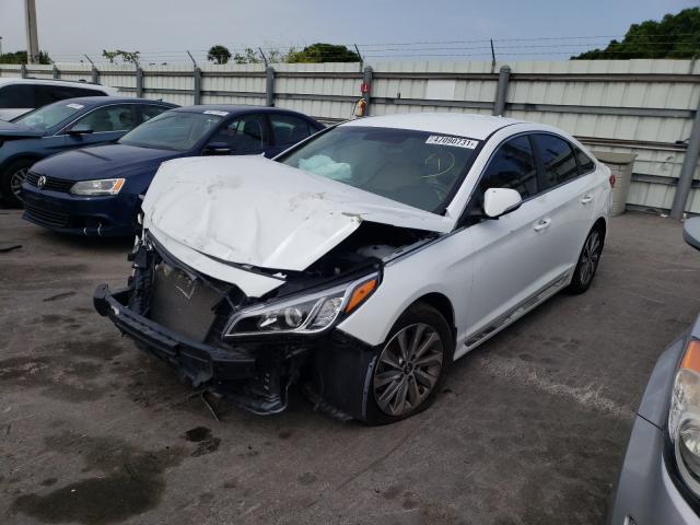 Photo 1 VIN: 5NPE34AF7FH211621 - HYUNDAI SONATA SPO 