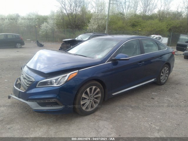 Photo 1 VIN: 5NPE34AF7FH212428 - HYUNDAI SONATA 