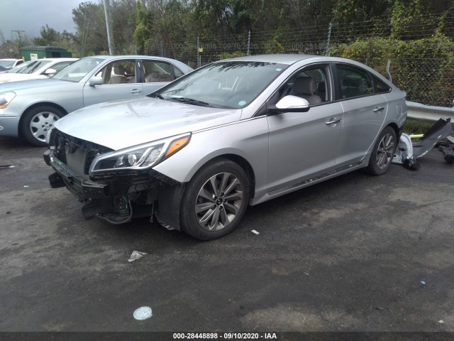 Photo 1 VIN: 5NPE34AF7FH212641 - HYUNDAI SONATA 