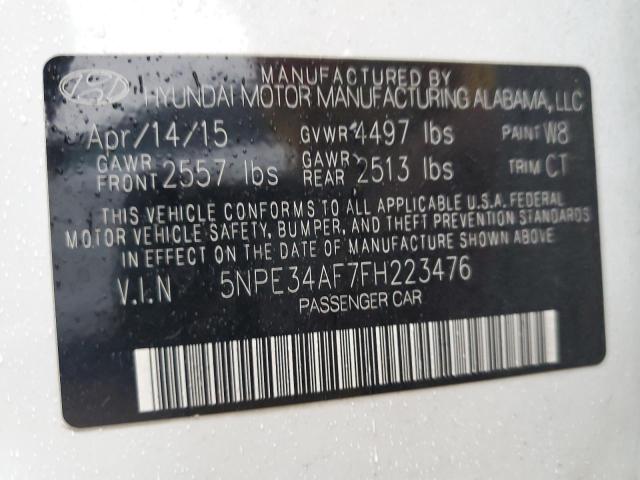 Photo 11 VIN: 5NPE34AF7FH223476 - HYUNDAI SONATA LIM 