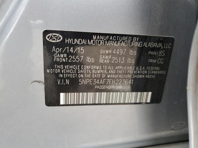 Photo 11 VIN: 5NPE34AF7FH223641 - HYUNDAI SONATA SPO 