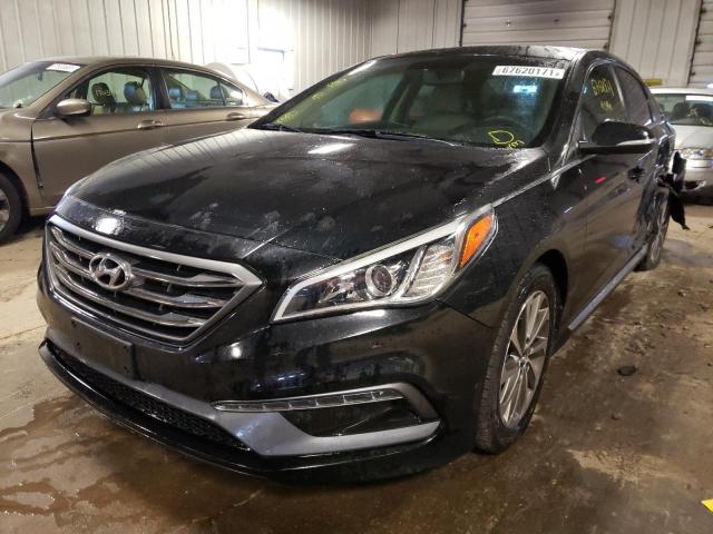 Photo 1 VIN: 5NPE34AF7FH227558 - HYUNDAI SONATA SPO 