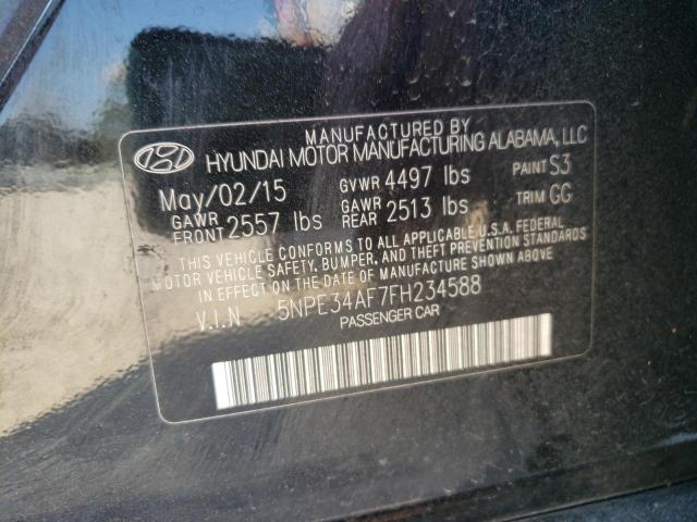 Photo 9 VIN: 5NPE34AF7FH234588 - HYUNDAI SONATA 