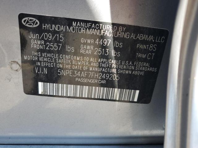 Photo 11 VIN: 5NPE34AF7FH249205 - HYUNDAI SONATA SPO 