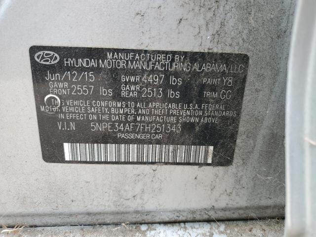 Photo 11 VIN: 5NPE34AF7FH251343 - HYUNDAI SONATA 