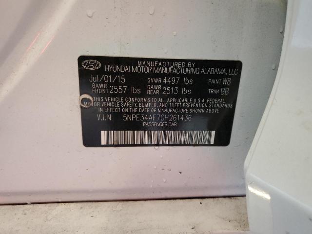 Photo 11 VIN: 5NPE34AF7GH261436 - HYUNDAI SONATA 