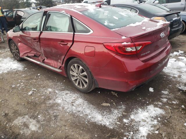 Photo 2 VIN: 5NPE34AF7GH274123 - HYUNDAI SONATA SPO 